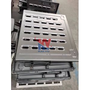 3 Invisible Crank Hospital Nursing Bed Manual ABS 3 Function 200KG Load CE