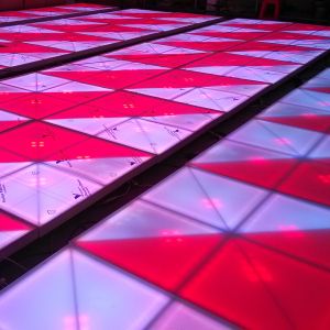 1M By 1M LED Light Dance Floor Portable / Permanent Installation With RAY Effect