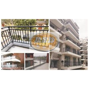 Modular Zinc Coated Balcony Railing Kit - UV Resistant & DIY Installation