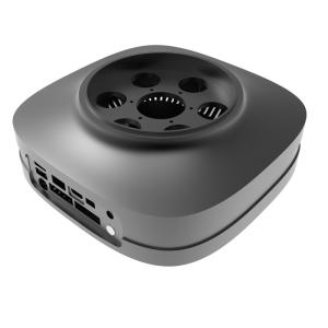 Cheap OEM MINI Tower Computer Case Black Anodizing With CNC Machining Process for sale