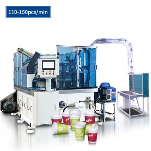 Embossing Double Wall Cup Forming Machine 120-150Pcs/Min