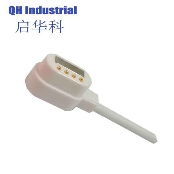 Quality 4Pin Republic Of Korea magnetic laptop power connector wearable charger cable with pogo pin wholesale