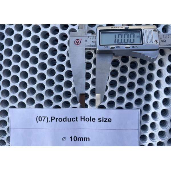 Quality 5Meters Length 10mm Hole Size 5Peaks White Color Powder Wind Protection Screen wholesale