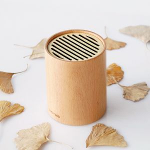 OEM Wooden Bluetooth Speaker Simple Design All Bluetooth Devices Use