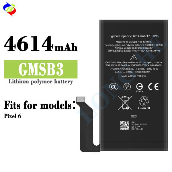 RECHARGABLE Original Replacement Battery For Google Pixel 6 GMSB3 Genuine Phone Battery