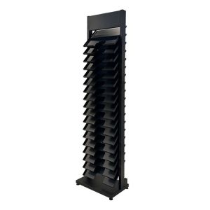 Freestanding Tower Stone Display Stand 400 X 300mm With Shelves