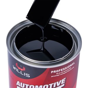 Quick Drying 2K Solid Auto Body Metal Filler Deep Emerald Green Flat Black 2k