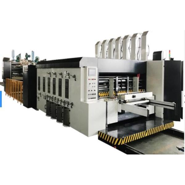 Corrugated Box Two Color 2mm Flexo Printer Slotter Die Cutter Fully Automatic