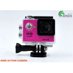 1080P HDMI 4k Helmet Mounted Camera , N9 Water Resistant Action Digital Camera