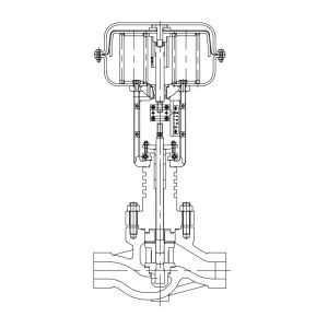Cheap V100-SGH Series High Pressure Single Seated Angle Control Valve (Various trim types) for sale