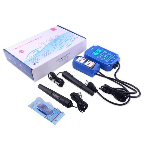 Wifi Output PH ORP Redox Controller with Replaceable Probe for Dual Measurement in Aquarium and Hydroponics