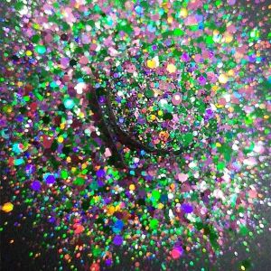 1 Kilogram /bags Mixes of Chunkie Glitters Polyester Mixed Glitter for Christmas