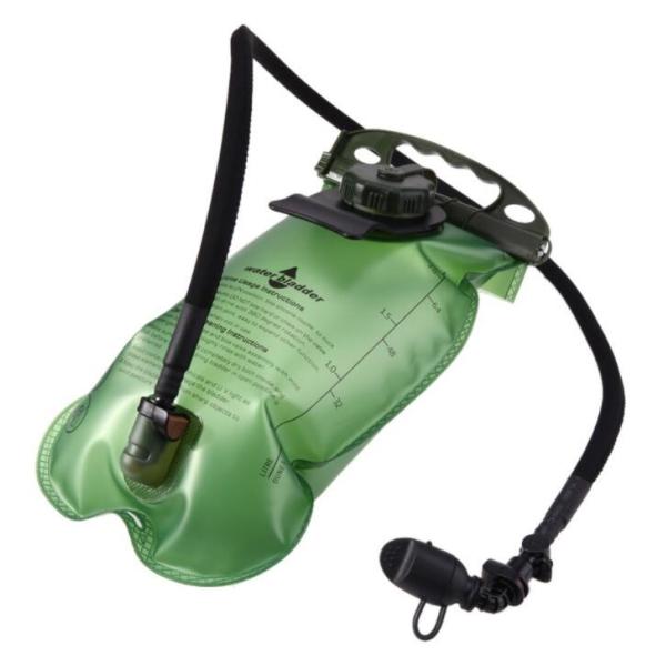 Army Green Hydration Water Bladder For Hiking Walking Cycling Running