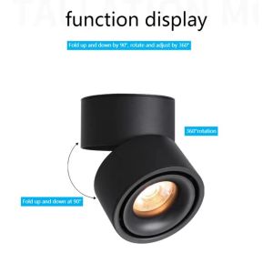 High Pressure Sodium LED Grille Spotlight 7Ｗ Ceiling Adjustable