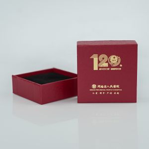 custom Special paper box velvet inner tray Rigid Cardboard Mini jewelry package