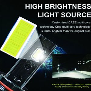 F5 Faro Focos H7 White Headlight Bulbs H4 Lamp 110W High Power Led Head