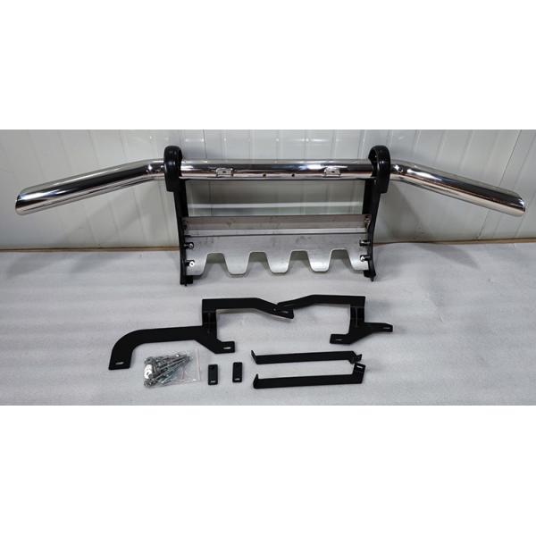 ODM 2018 Silverado Ford Raptor Front Bumper Silver Stainless Steel Material