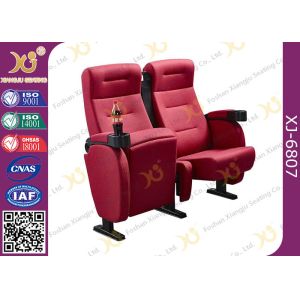 Full Fabric Covered Cinema Theater Chairs For Home Theater With Cupholder