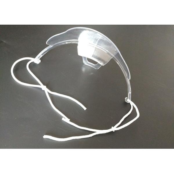 Quality PET clear plastic Nose And Mouth Face Shield For Catering Service wholesale