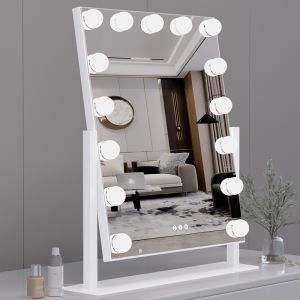 Cheap Custom 10x Vanity Illuminated Hollywood Mirrors Rotating Dresser for sale