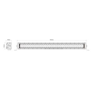 76cm 204W Car LED Light Bar Emark Osram LED Bars Heating Lens