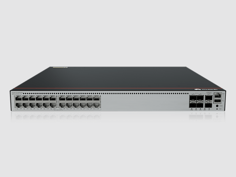 HUAWEI CloudEngine S5735-L24PN4XE-A-V2 Network Switch with 1U Chassis Height 24 x 2.5GE Base-T Ports and 4 x 10GE SFP+ Ports