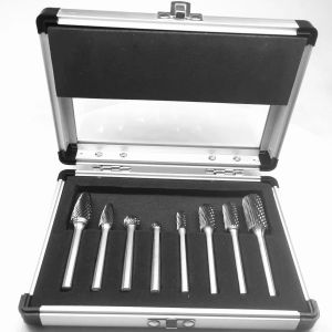 8pcs Tungsten Carbide Burr Set Deburring Shaping Tungsten Carbide Burr 1 4 Shank