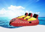 Modern Inflatable Boat 3 Person Towable Tube Ski Towable Water Tubes 102''