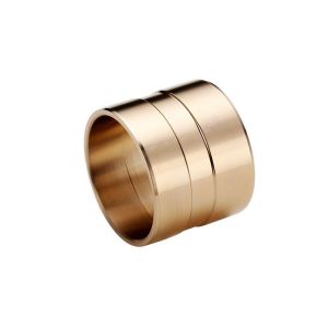 Cheap CuAl10Fe3 Cast Bronze Bushings With Oil Groove Outside Surface Sleeve Type for sale