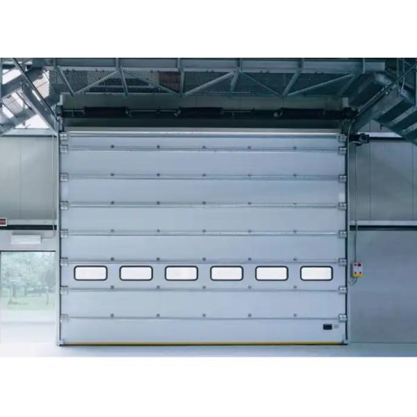 40mm Thickness Finger protection Automatic Motor Warehouse Sectional Overhead