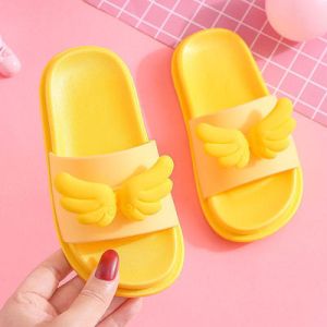 Flat Heel PVC Little Boy Girl Slides Slippers EUR26
