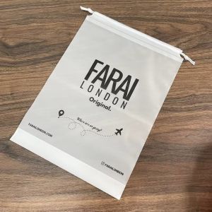 Custom Large Eco Friendly Drawstring Bag Plastic Frosted Bags Packaging Poly Bag