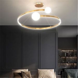 Cheap Nordic lamp Modern Led Pendant lights For Dining room Living room Shop Circle Chandelier(WH-MI-299) for sale