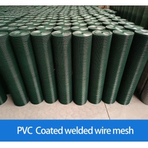 Factory anping PVC plastic coated welded wire mesh Iron Wire Mesh pvc coated