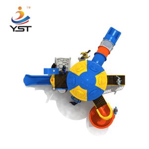 Outdoor LLDPE Kids Playground Slide Combination Playground Equipment Slides