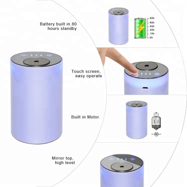 PBT 10ml Portable USB Car Humidifier 2000mAh Air Pump