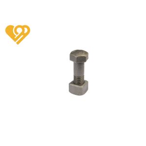 Grade 12.9 Track Shoe Bolts And Nuts For Bulldozer & Excavator Assembly