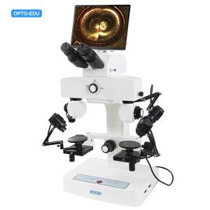 Cheap OPTO-EDU A18.1825-LCD Digital Comparison Microscope with 3.2x~230x Magnification 10.5&quot; LCD Camera and 8.0M Resolution for sale