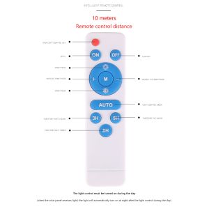 100W Ip65 Solar LED Street Light With Auto Dimming Remote Control