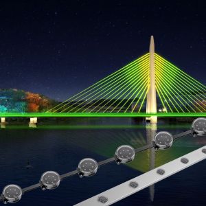 SMD3535 LED Pixel Point Light Aluminum Profile Track Lighting 40mm Single Color