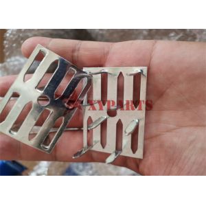 Galvanized Steel 2'' x 1 1/2'' Perofated Impaling Clips For Rock Wool Installtio