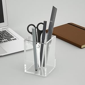 clear pen holder