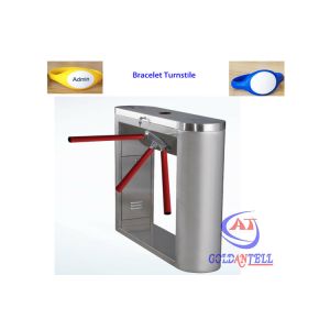 Cheap Conveniet Use Swimming Pool / Gym Tripod Turnstile Gate , Bracelet Reader for sale