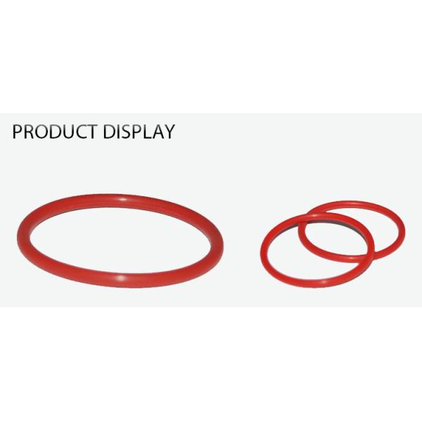 Red OEM IRHD NBR SILICONE Rubber Molding O Ring High Temperature Resistance And