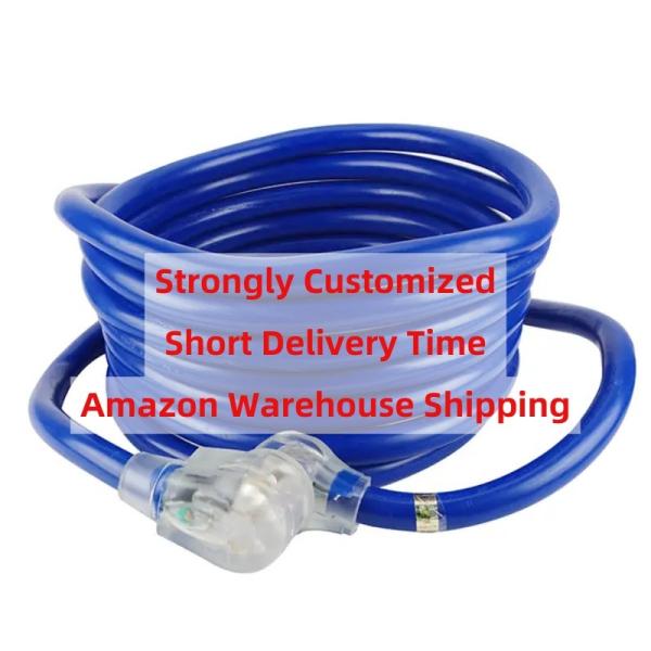 Outdoor Yard Party 125V 15A NEMA 6-50P/R Heavy Duty 1/3/5/6/20FT 50M Lighted End