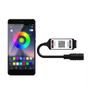 Mini Ir RGB Blue Tooth LE Controller 5V 12V 24V 6A Duoco Strip APP 24key Ir