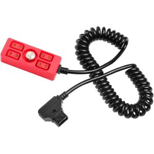 Alvin's Cables Dtap Splitter Cable Dtap Male to 4 Port D Tap Female Splitter Hub