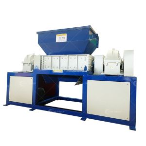 15kW Multifunctional Double Shaft Shredder for Mini Plastic Waste Processing