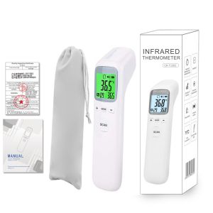 Non Contact Infrared Baby Forehead Thermometer 3VDC Medical With Memory And