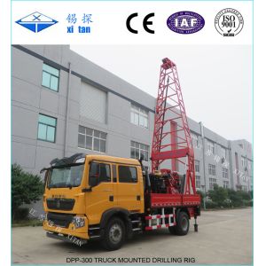 China Truck Mounted  Drilling Rig with Hole Depth 150m - 600m DPP - 300 on sale